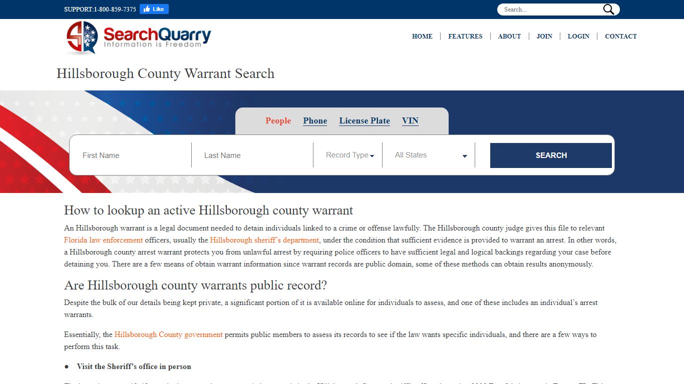 Hillsborough County Warrant Search - Find Out If Anyone Has a Warrant