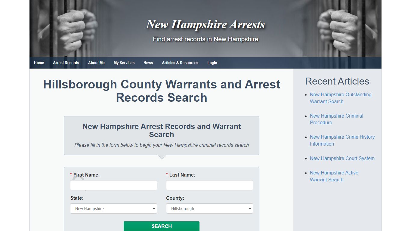 Hillsborough County Warrants and Arrest Records Search